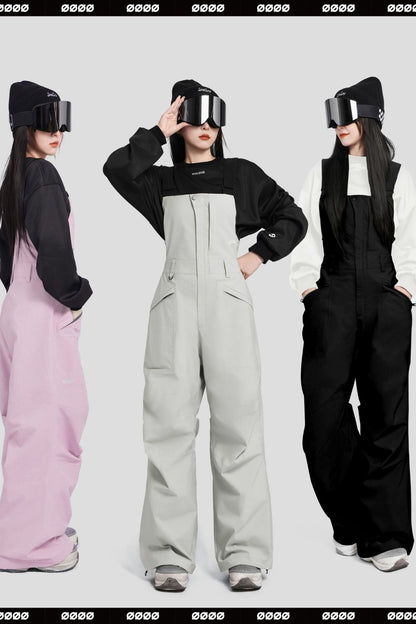 SNOSNO Women's Ski Snowboard Bib Pants