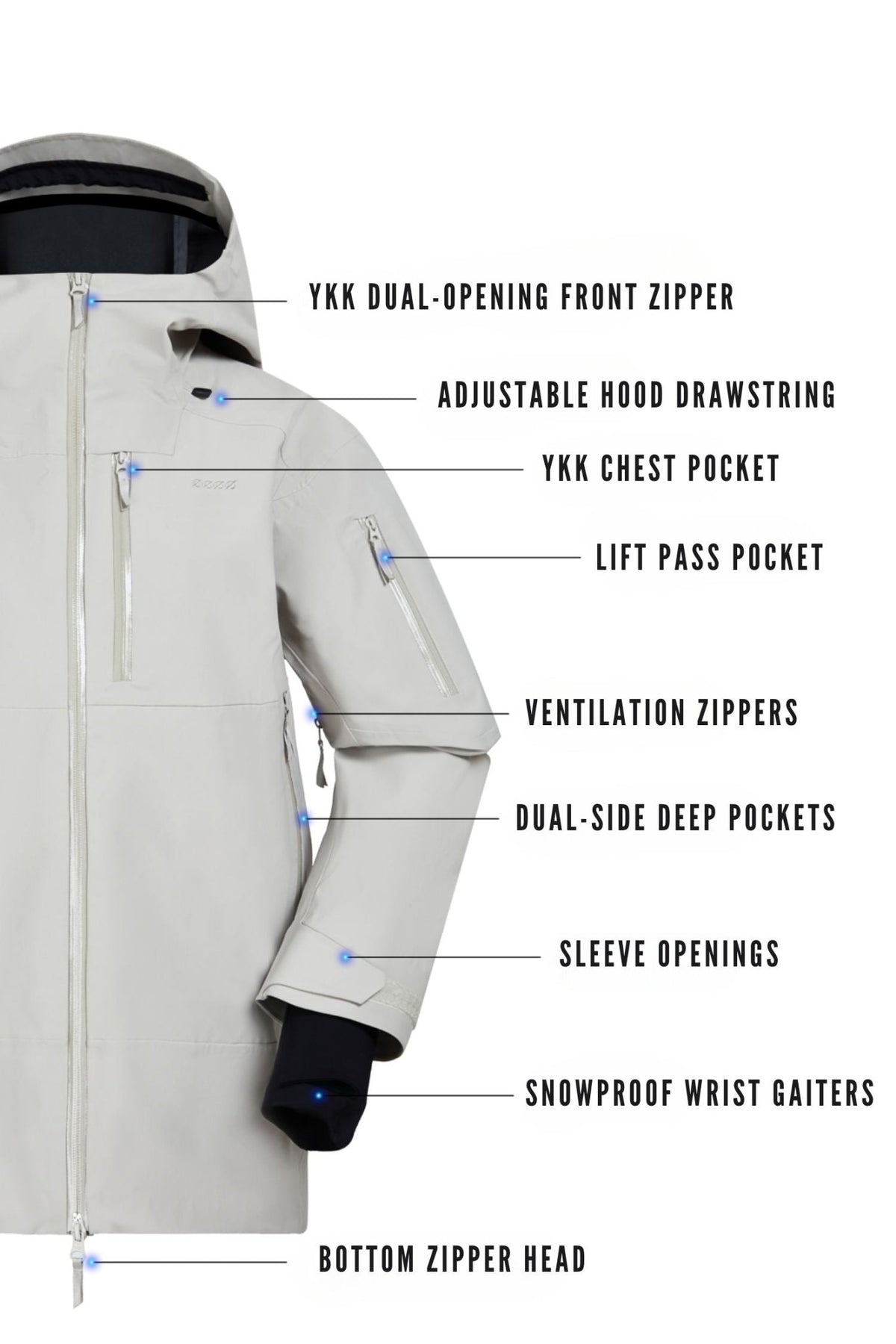 SNOSNO Women's Ski Snowboard Jacket