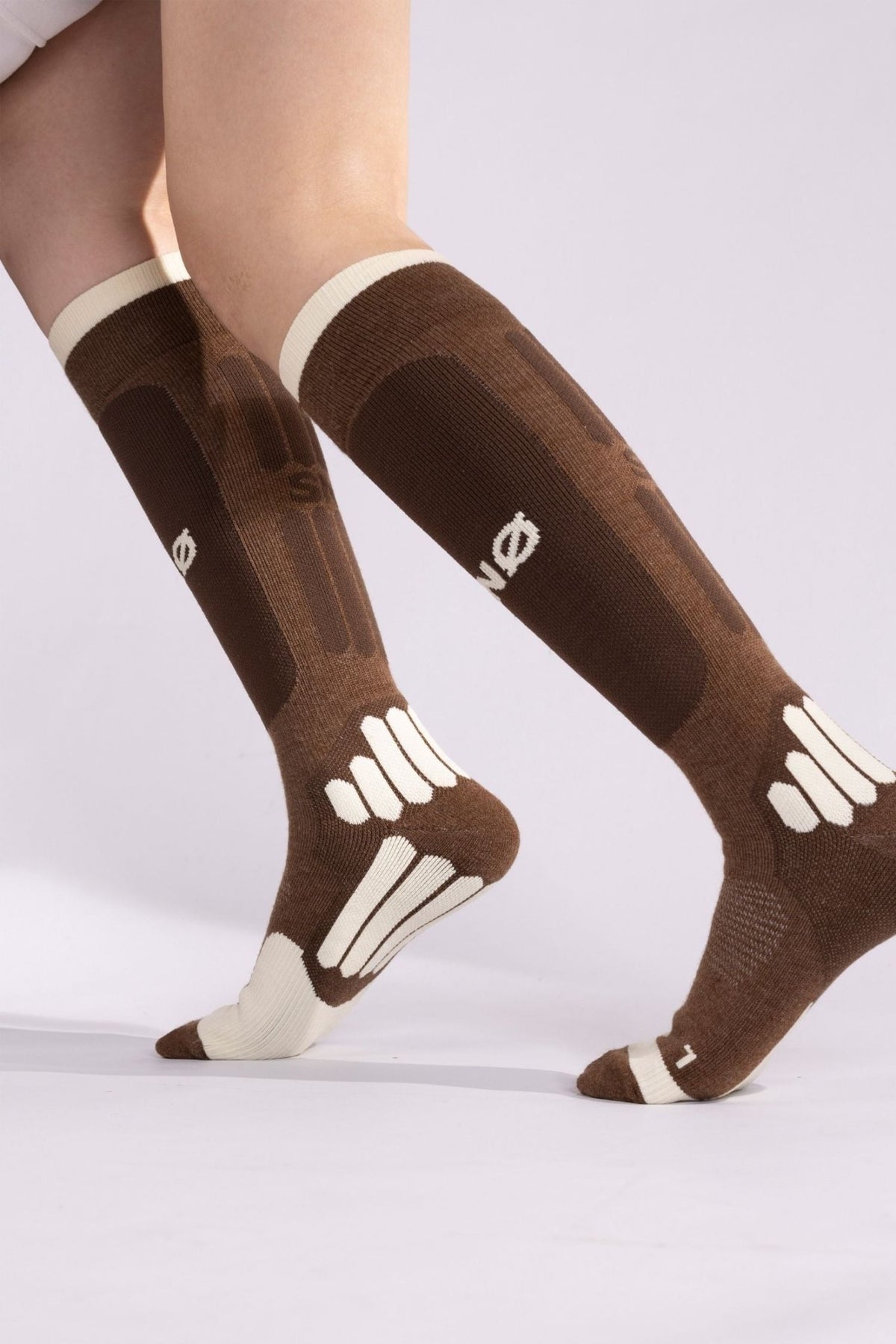 SNOSNO Women's Wool Ski Socks