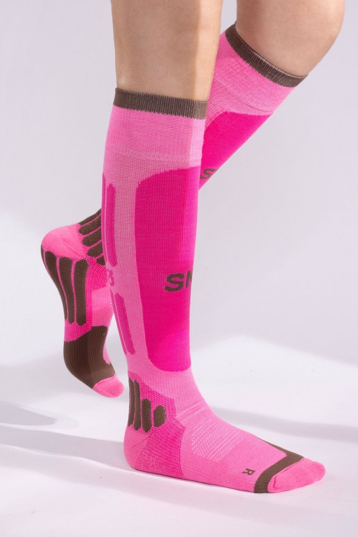 SNOSNO Women's Wool Ski Socks