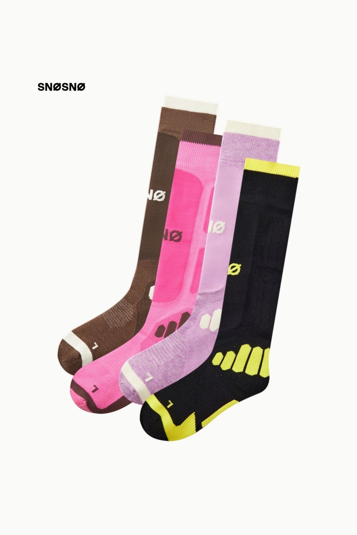 SNOSNO Women's Wool Ski Socks