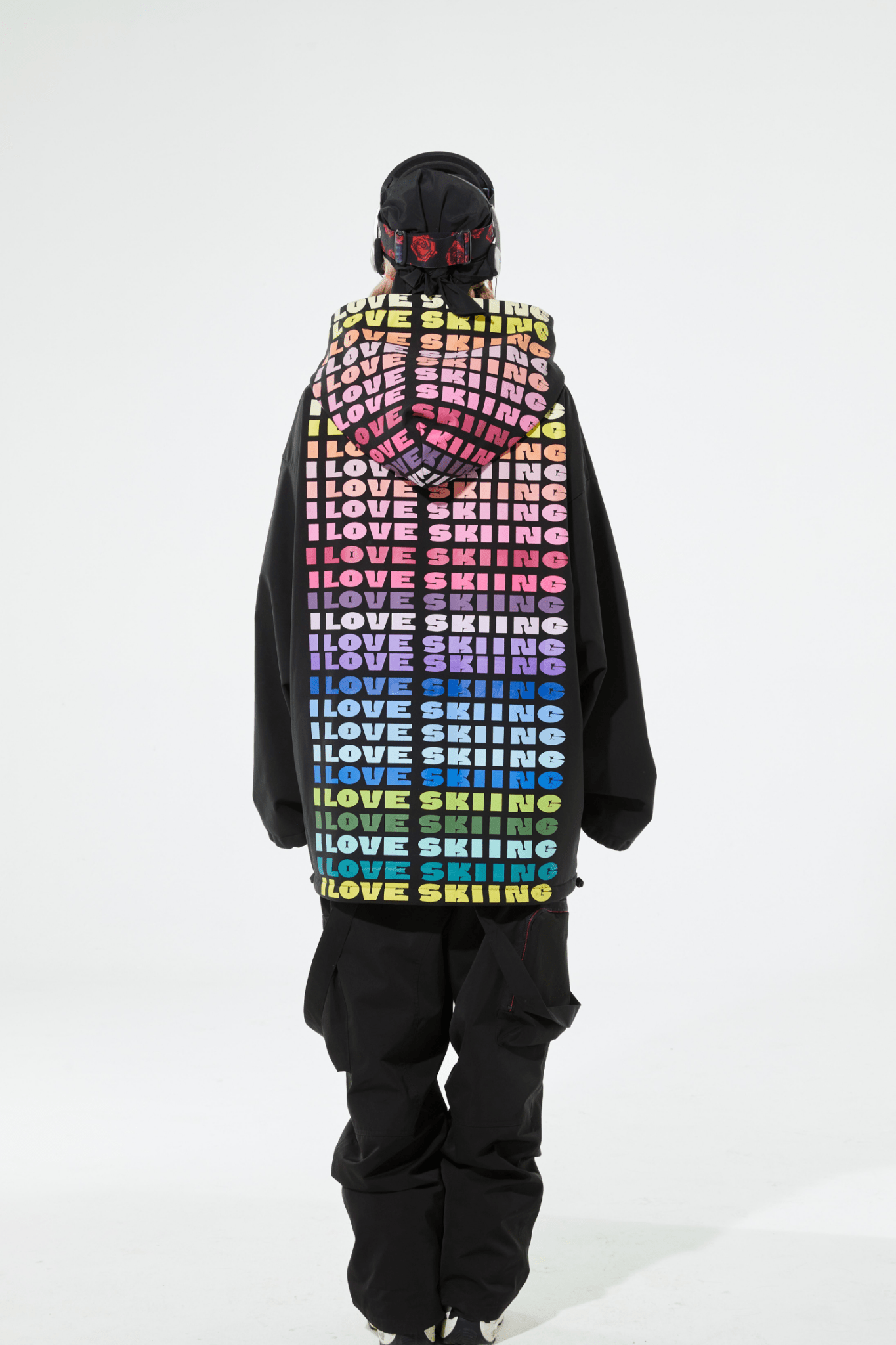 SwagLi Unisex Rainbow Snow Hoodie