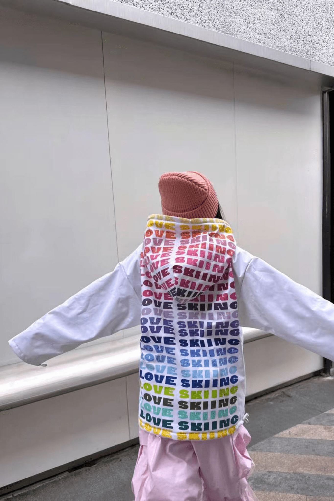 SwagLi Unisex Rainbow Snow Hoodie