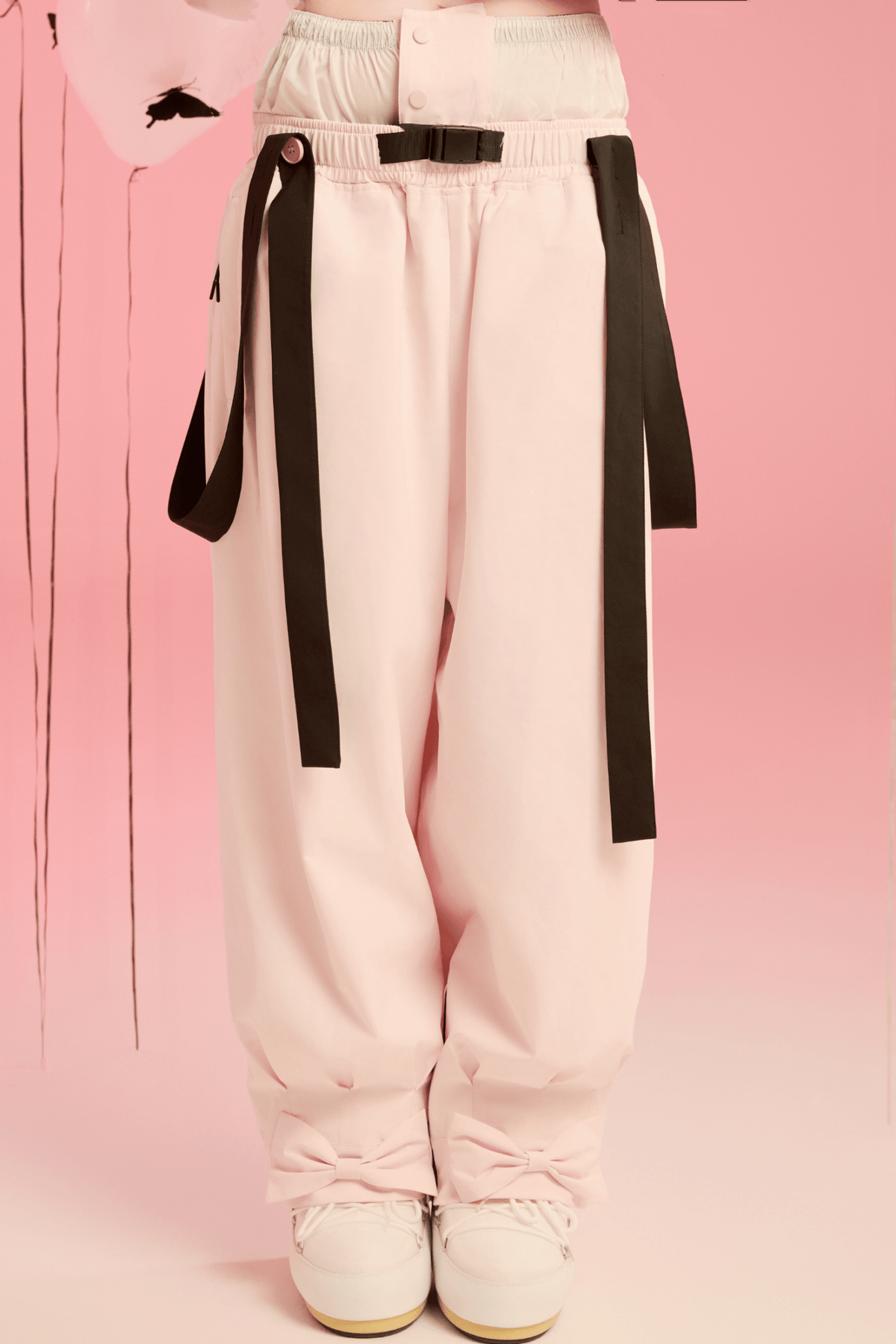 SwagLi Women's Baroque Butterfly Bow Jacket and Pants Set