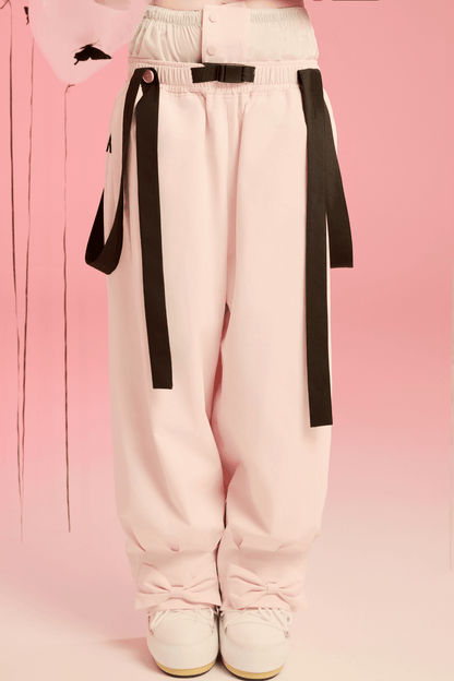 SwagLi Women's Baroque Butterfly Bow Jacket and Pants Set