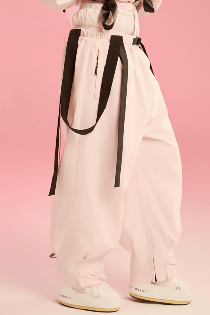 SwagLi Women's Baroque Butterfly Bow Jacket and Pants Set