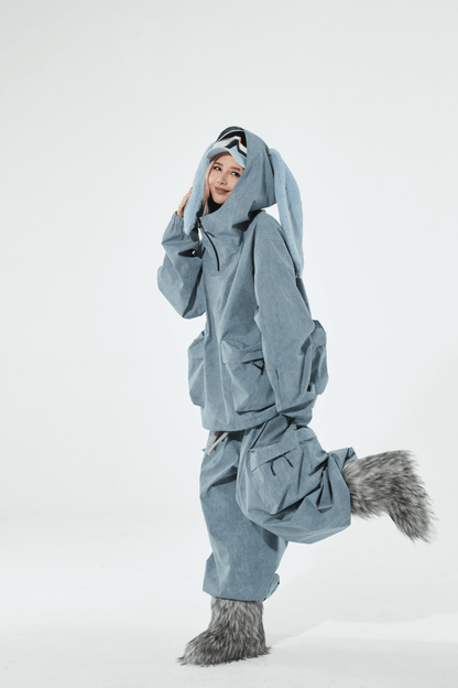 SwagLi Women's Busy Bunny Jacket and Pants Set