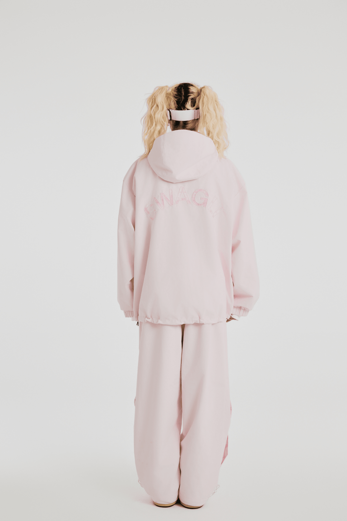 SwagLi Women's Teddy Bear Bow Jacket and Pants Set