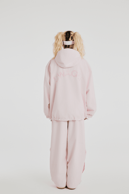 SwagLi Women's Teddy Bear Bow Jacket and Pants Set