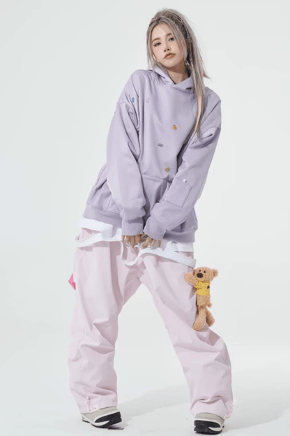 SwagLi Women's Teddy Bear Snow Pants
