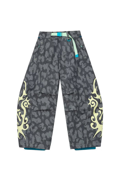 OddyEddy Thorn Grey Baggy Snowboard Pants