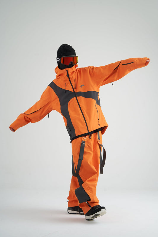 WELEM 3L Afterglow Snow Jacket Orange