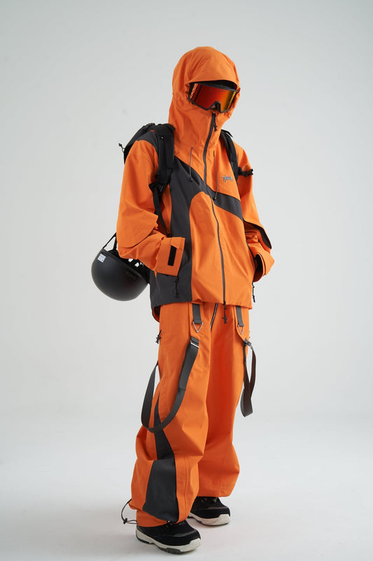 WELEM 3L Afterglow Snow Jacket Orange