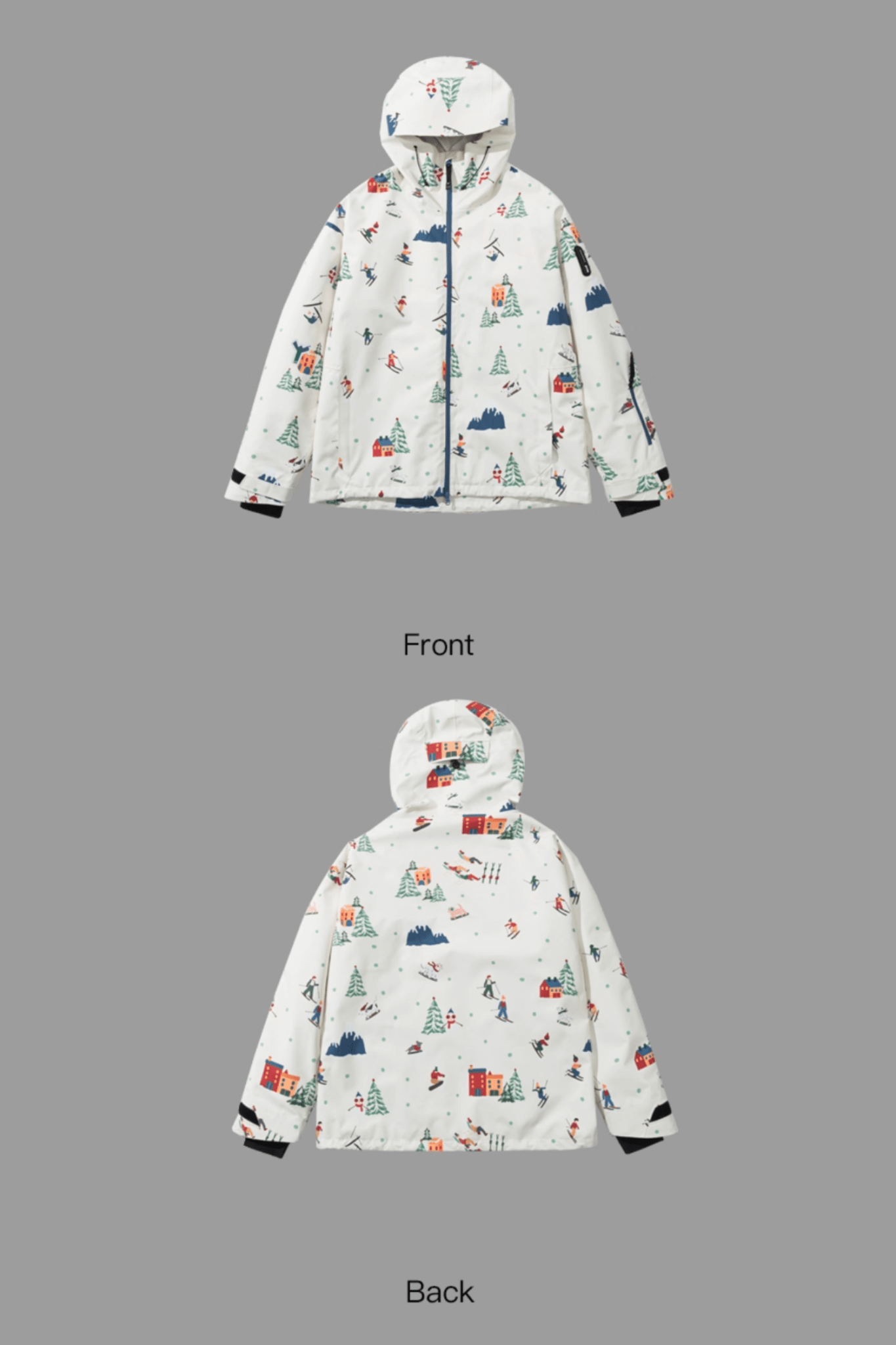 Winter Ticket 3L Freestyle Oversize Winter Fun Ski Jacket Unisex