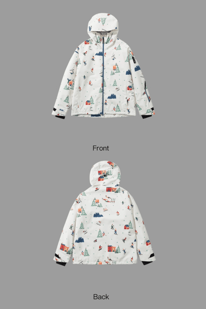 Winter Ticket 3L Freestyle Oversize Winter Fun Ski Jacket Unisex