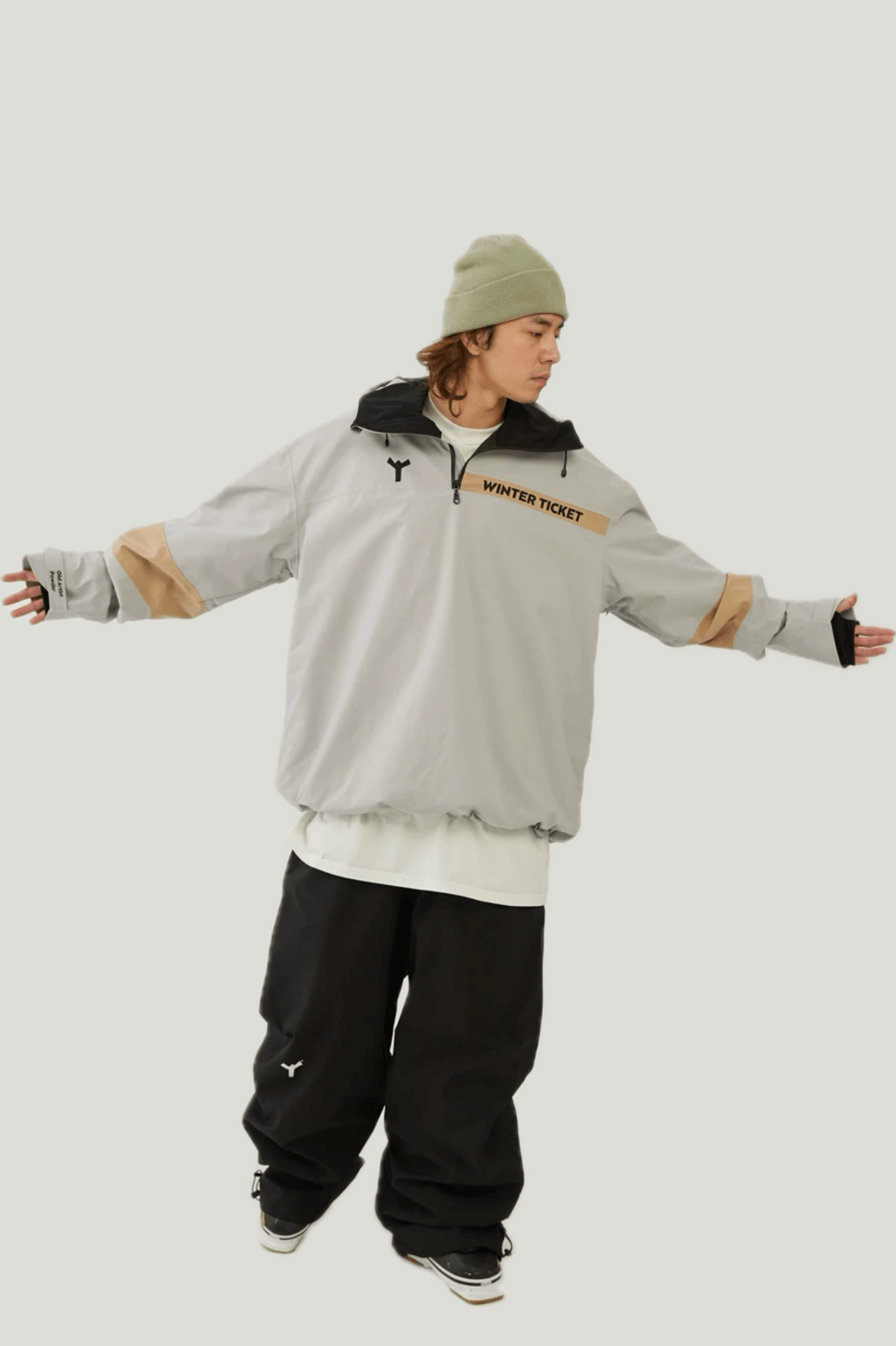 Winter Ticket Freestyle Oversize Snow Hoodie