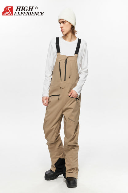 exile space HIGH EXP Snow Bib Pants khaki