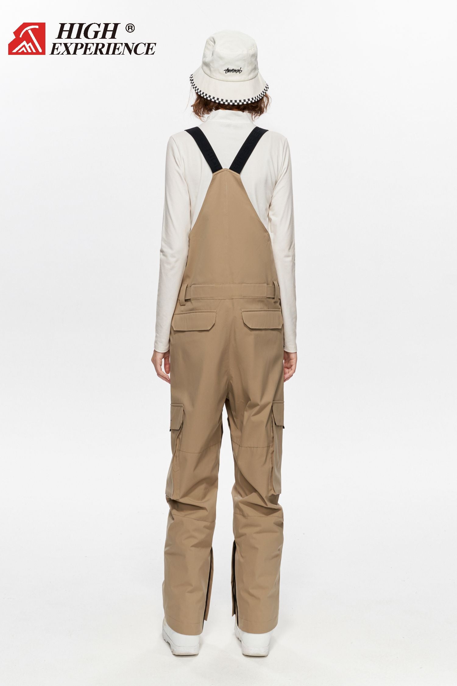 HIGH EXP Snow Bib Pants exile space khaki