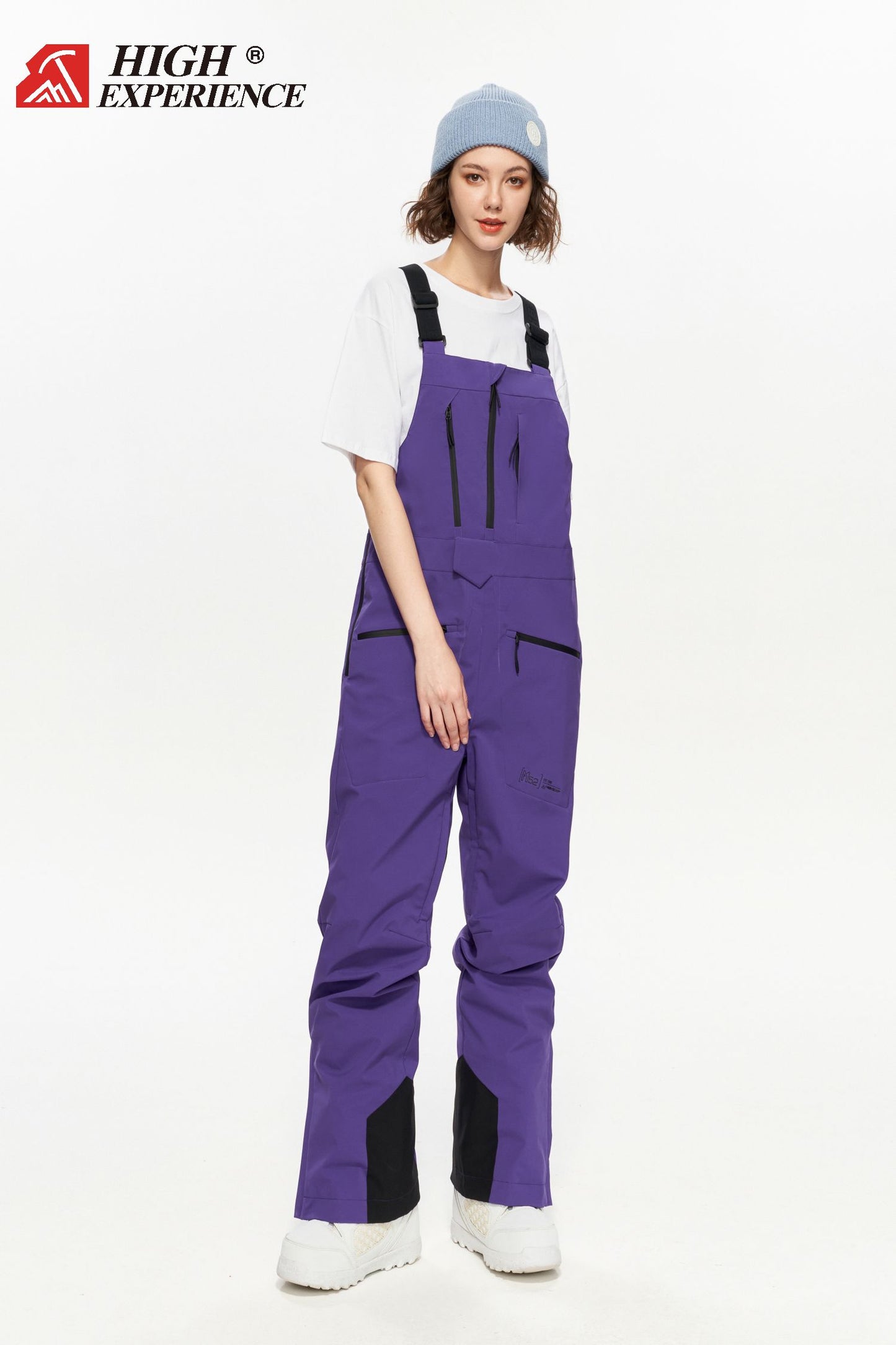 exile space HIGH EXP Snow Bib Pants purple