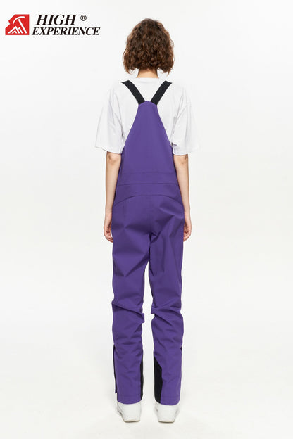 exile space HIGH EXP Snow Bib Pants purple