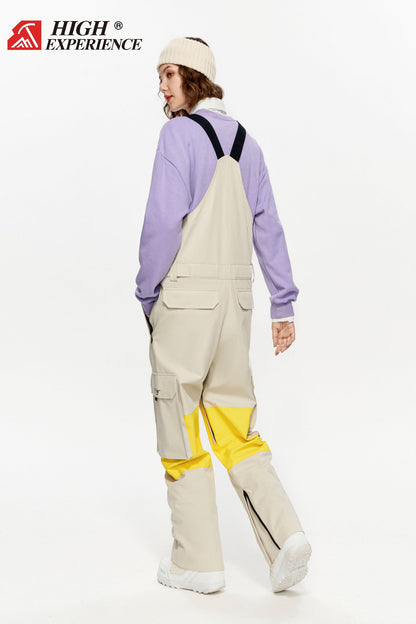 HIGH EXP Snow Bib Pants exile space yellow