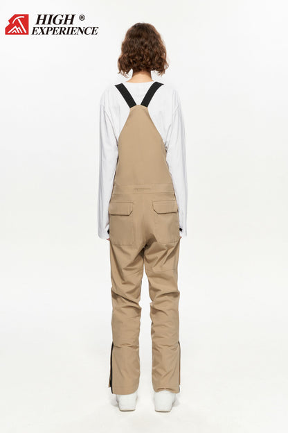 exile space HIGH EXP Snow Bib Pants khaki