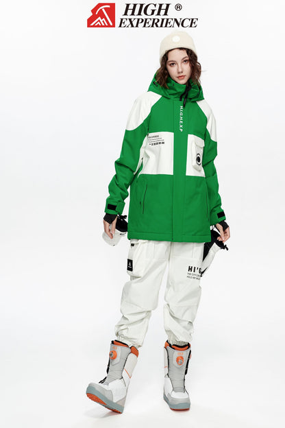 HIGH EXP Heated Temperature Adjustable Snowsuit exile space green