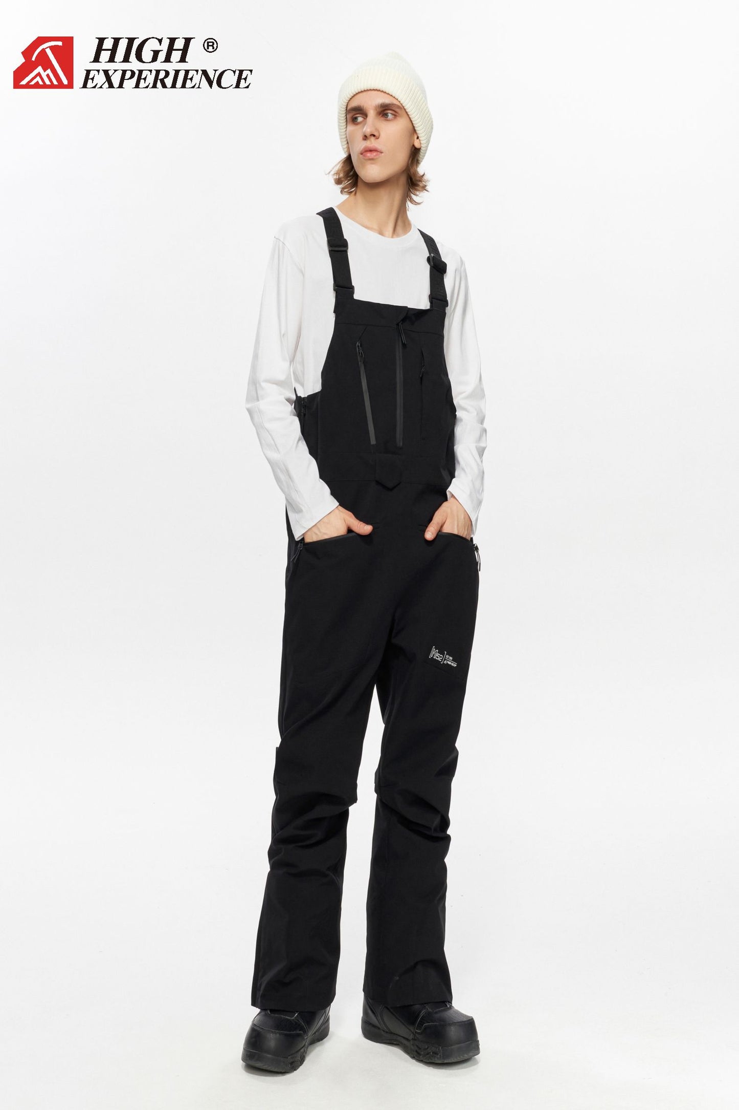 exile space HIGH EXP Snow Bib Pants black