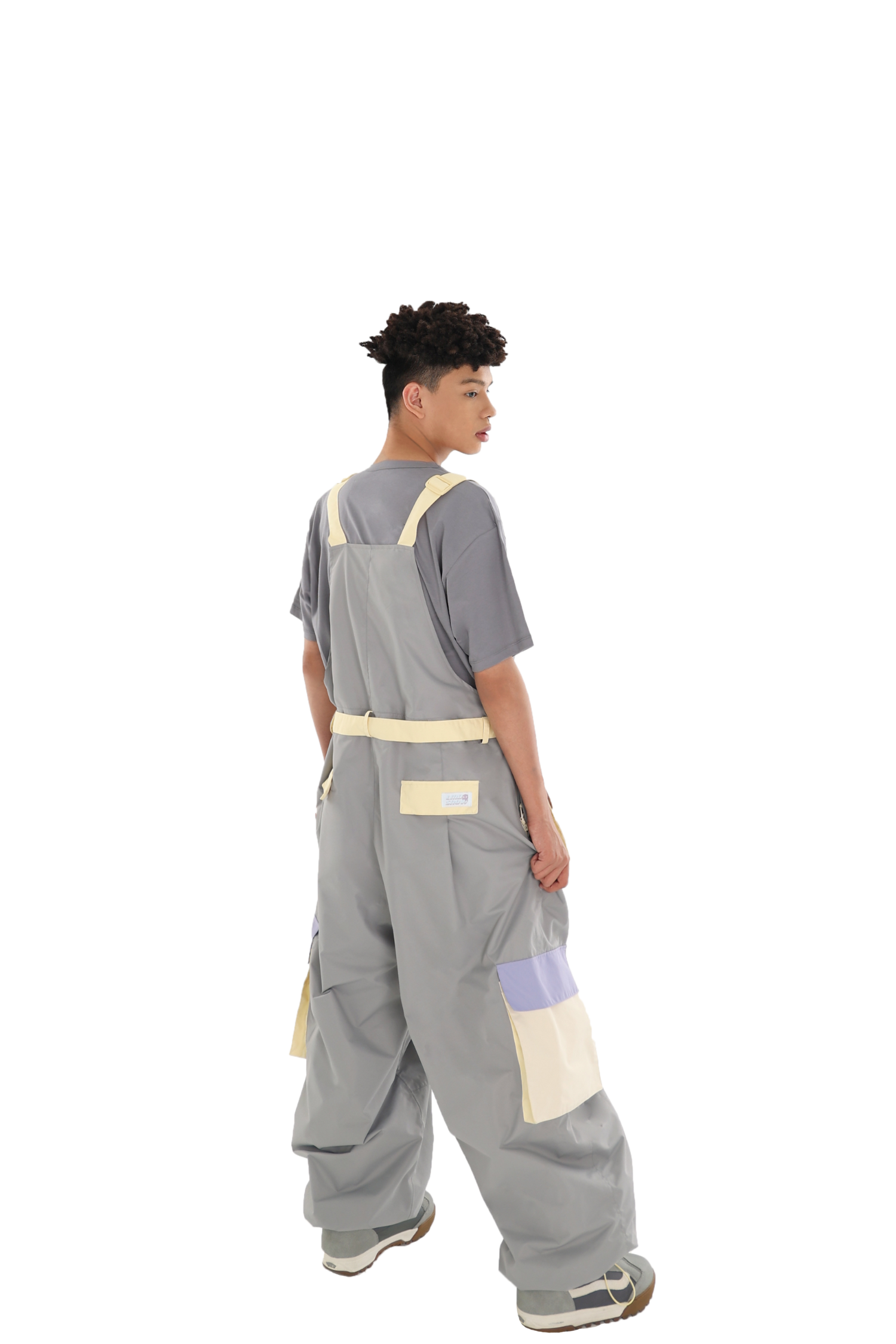 exile space LMDSNOW grey Snow Bib Pants