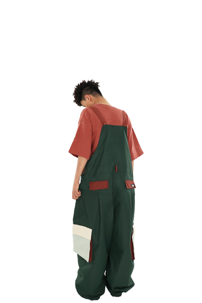 exile space LMDSNOW green Snow Bib Pants