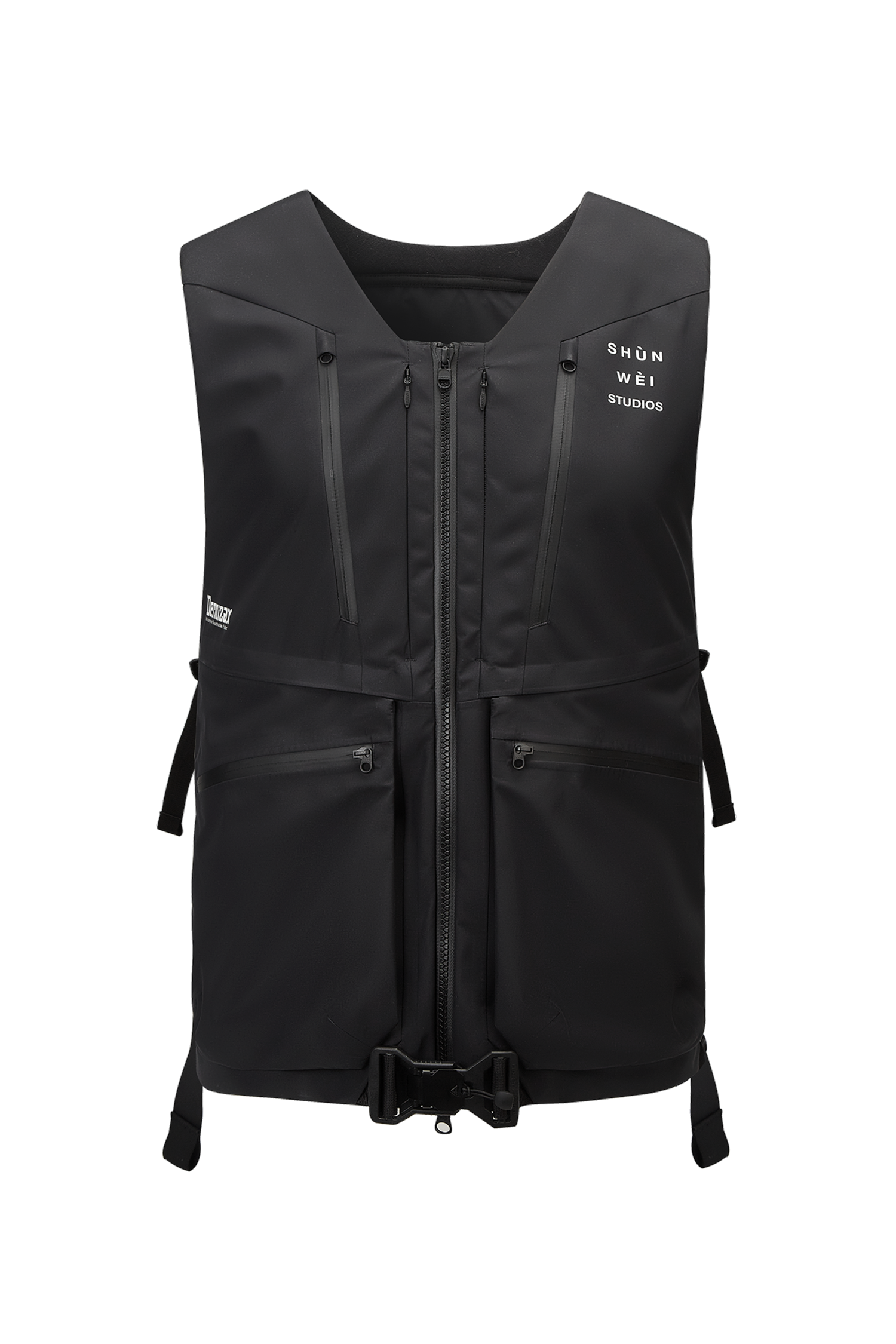 SHUNWEI STUDIO  Vest exile space black