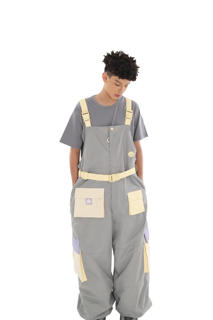 exile space LMDSNOW grey Snow Bib Pants