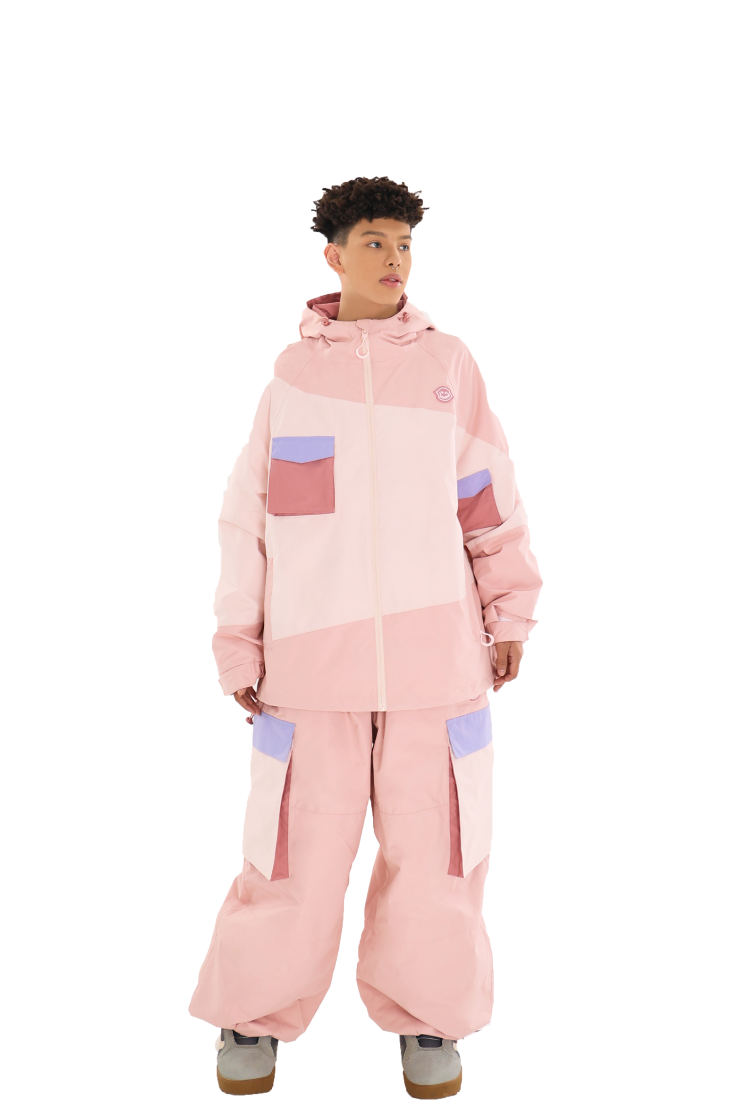 exile space LMDSNOW Snow Pants pink