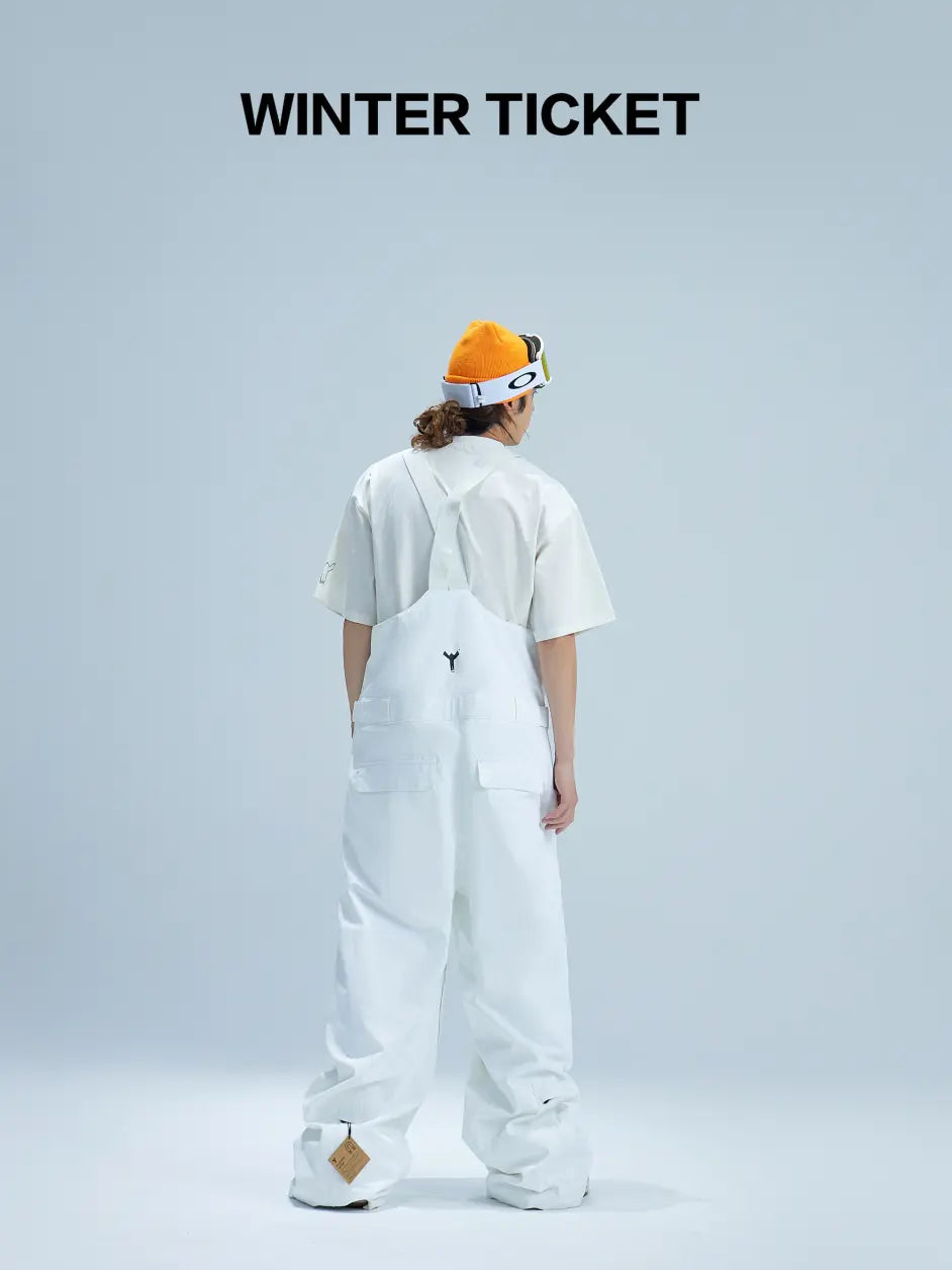 Winter Ticket 22/23 Bib Pants exile space white