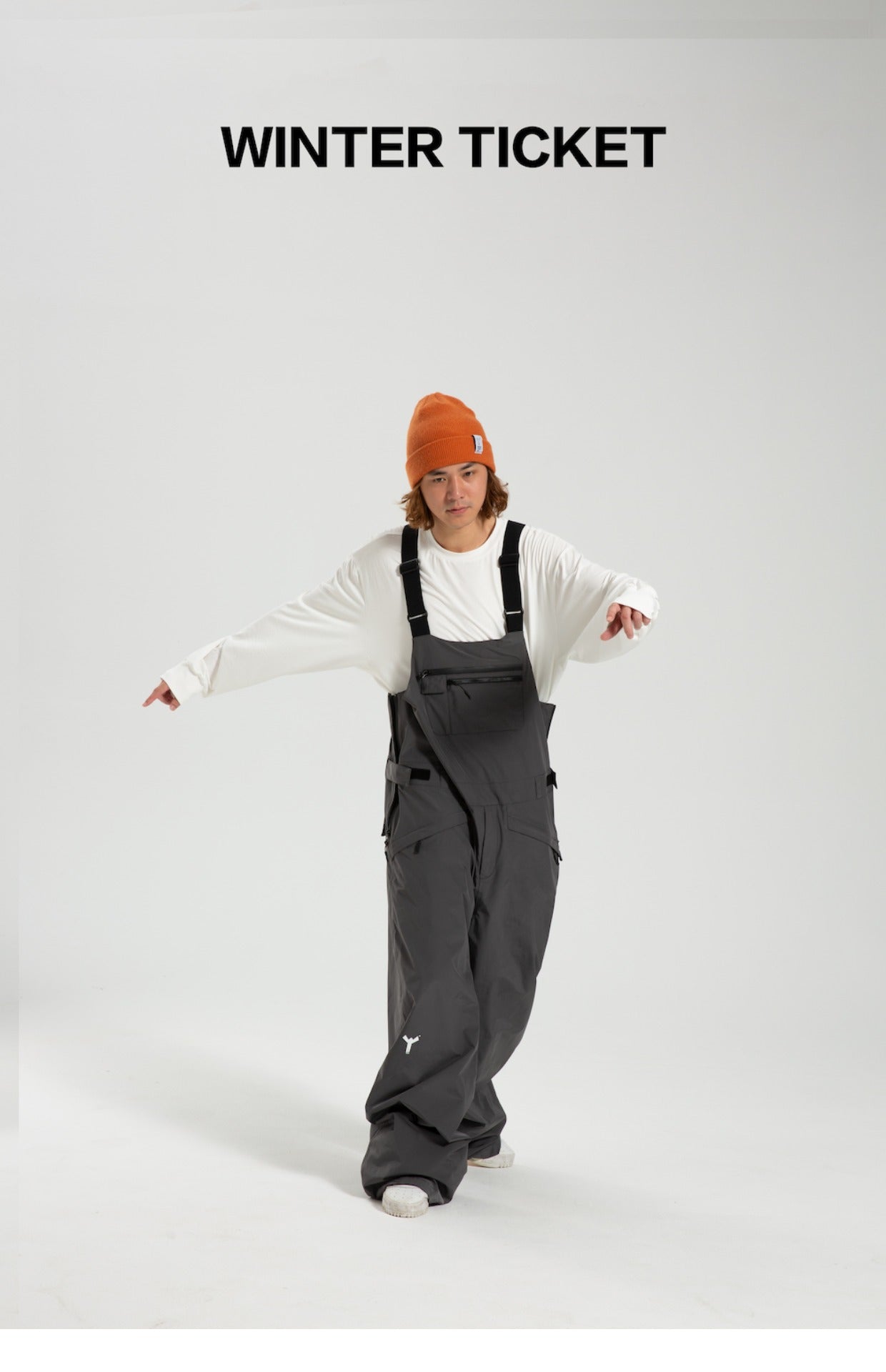 Winter Ticket 22/23 Bib Pants exile space grey