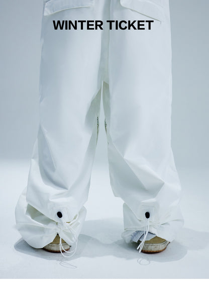 Winter Ticket 22/23 Bib Pants exile space white