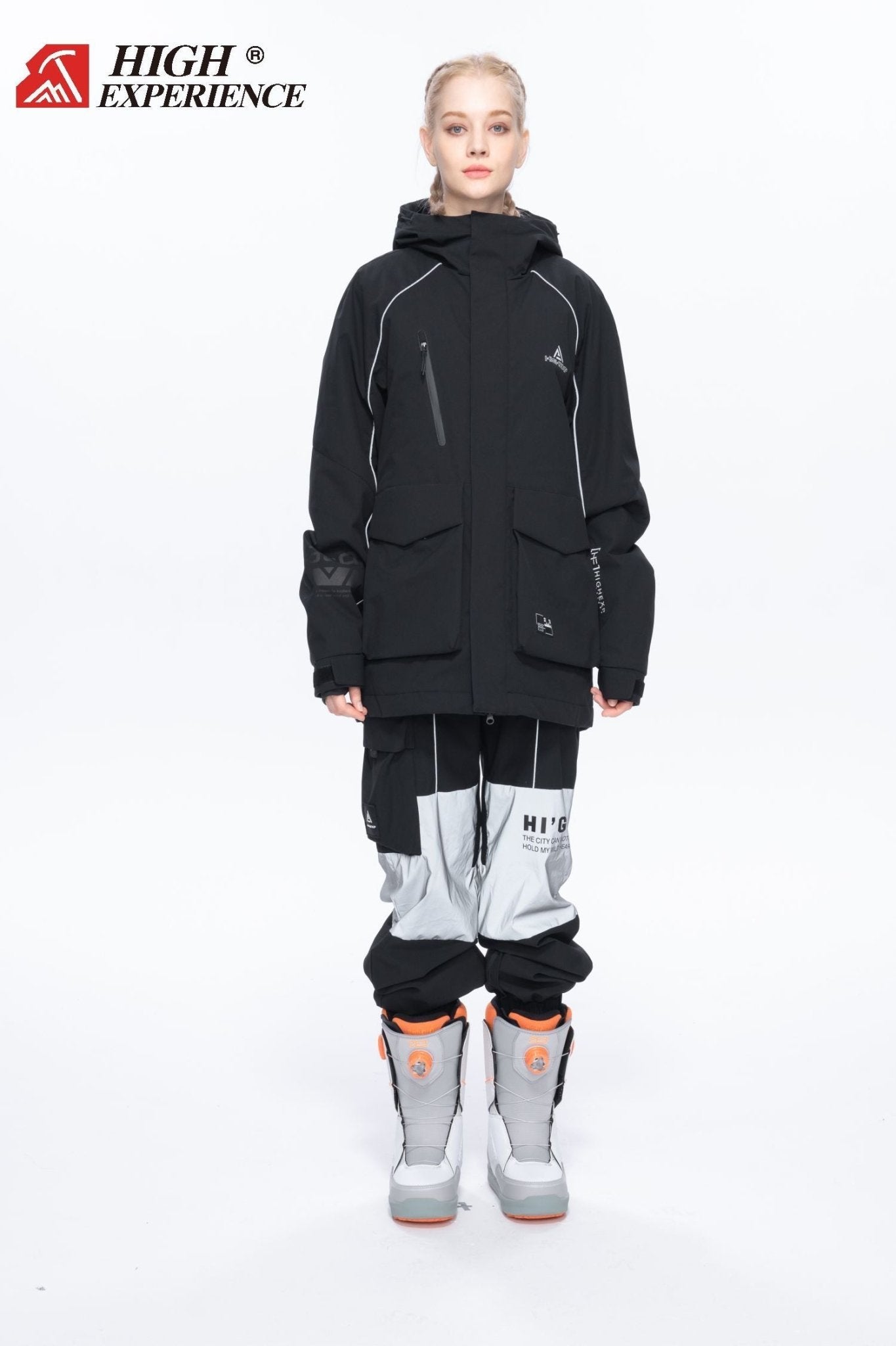 HIGH EXPERIENCE Expendition Waterproof Ski Snowboard Jacket and Pants Set