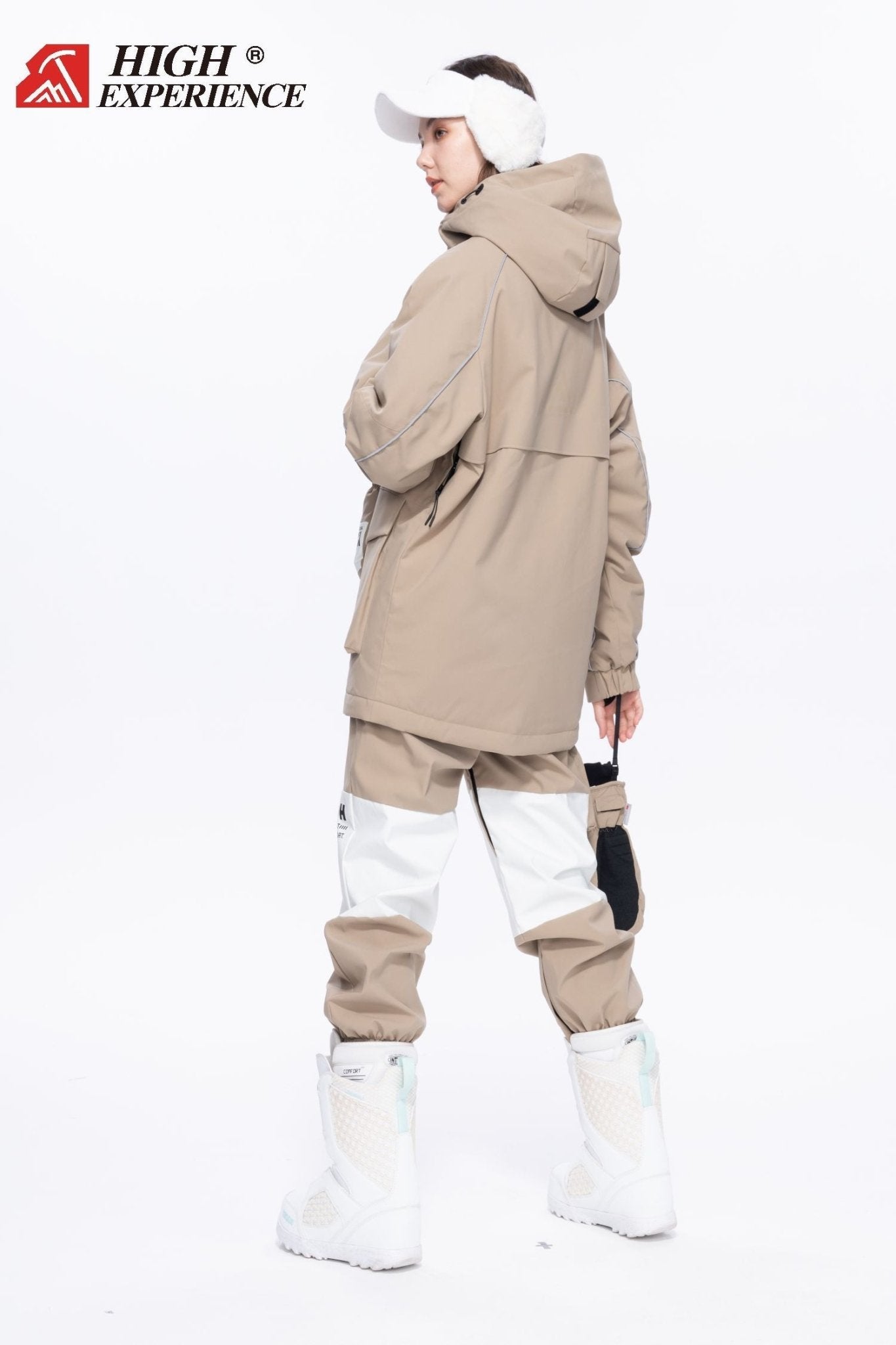 HIGH EXPERIENCE Expendition Waterproof Ski Snowboard Jacket and Pants Set