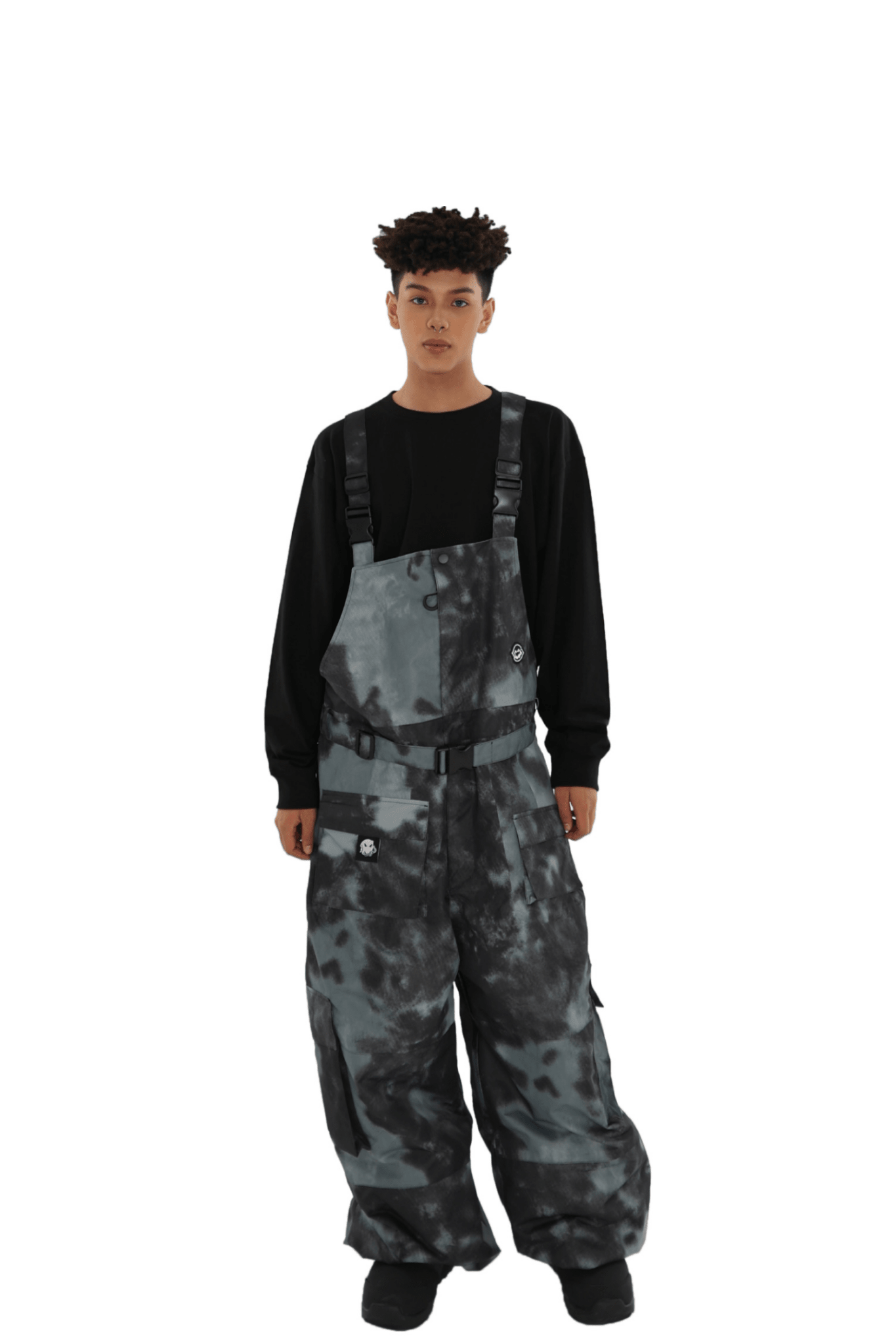 LMDSNOW Texture Ski Snowboard Bib Pants