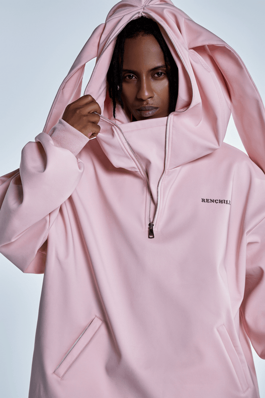 RenChill Rabbit Ear Pullover Tech Hoodies