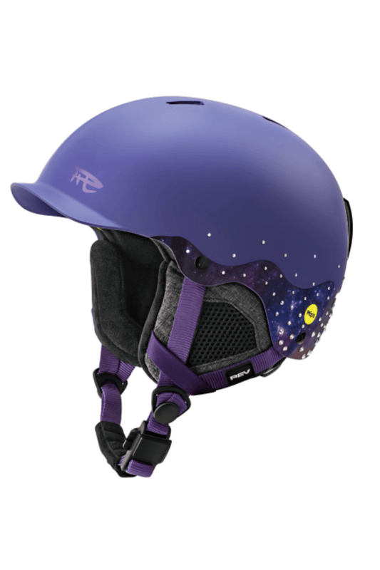 REV ORIX Snow Helmet Starry Sky Purple