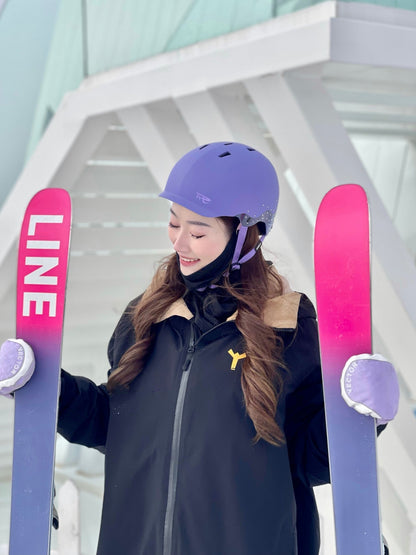 REV ORIX Snow Helmet Starry Sky Purple