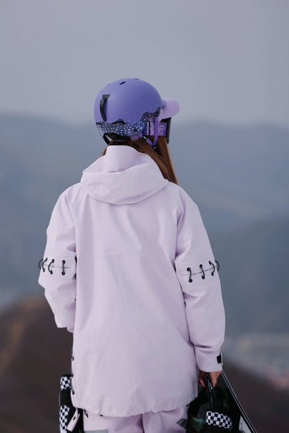 REV ORIX Snow Helmet Starry Sky Purple