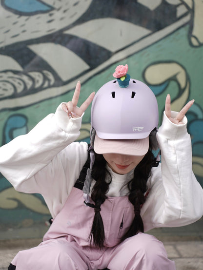 REV ORIX Snow Helmet Taro Purple