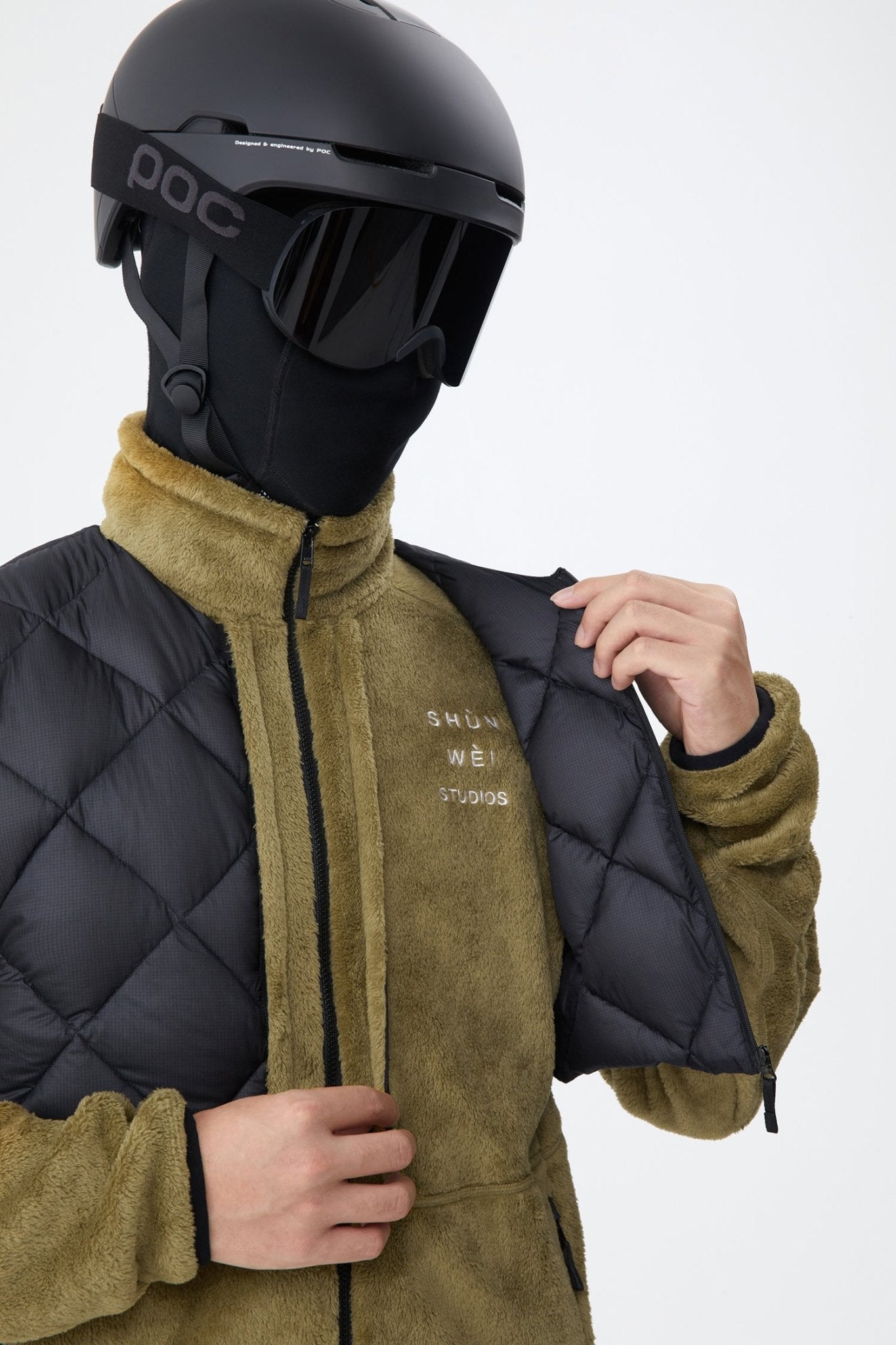 SHUNWEI STUDIOS 2-In-1 Fleece Jacket