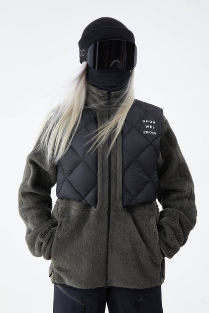 SHUNWEI STUDIOS 2-In-1 Fleece Jacket