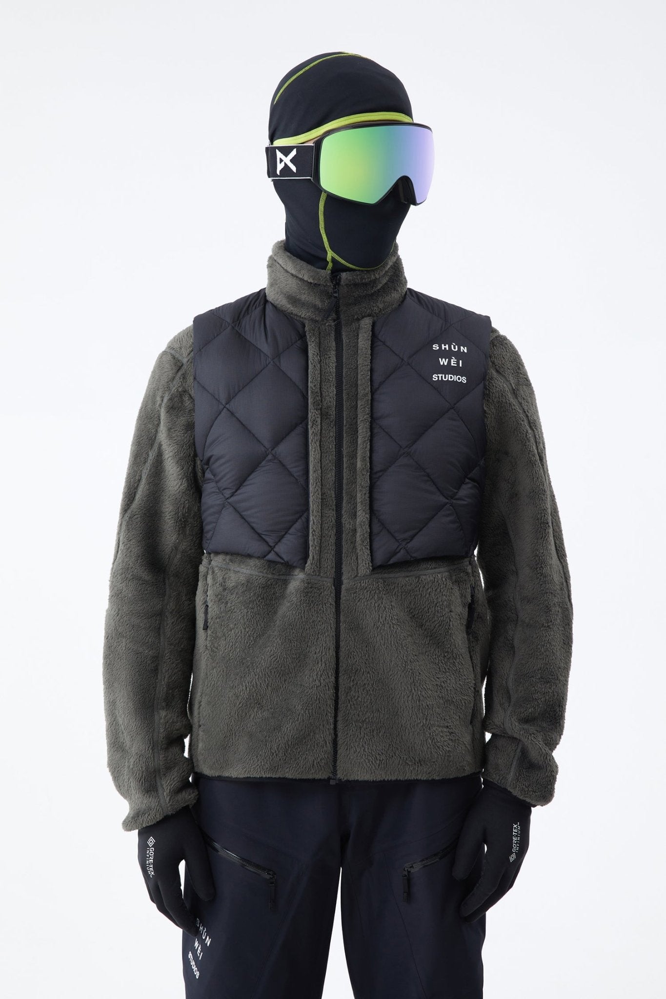 SHUNWEI STUDIOS 2-In-1 Fleece Jacket