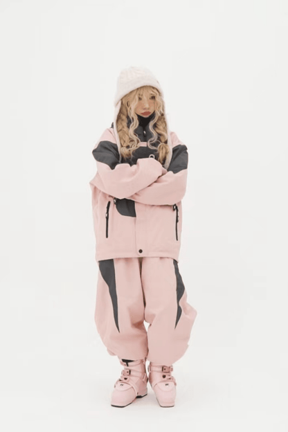 WELEM 3L QF Snow Jacket Pink