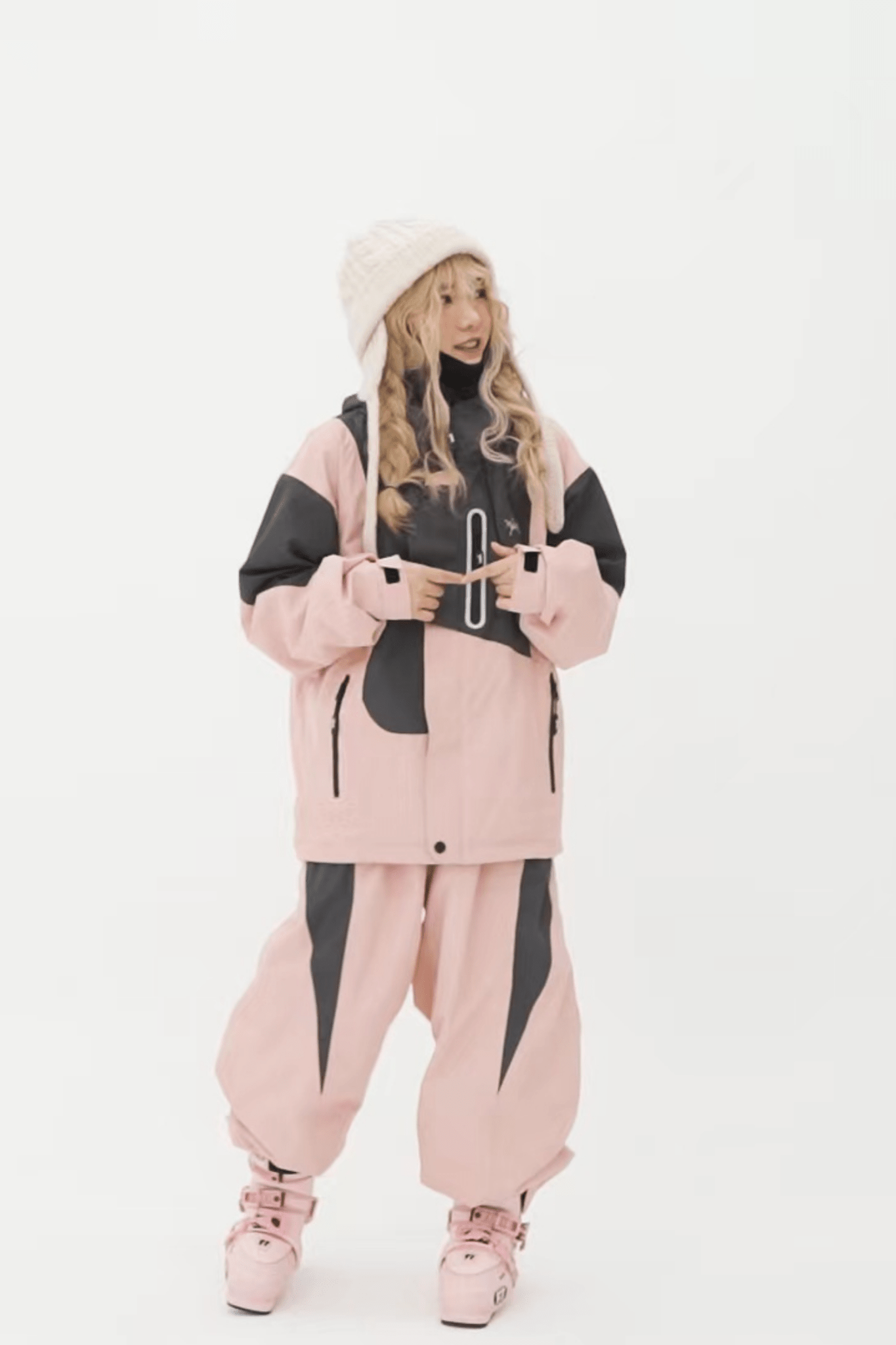 WELEM 3L QF Snow Jacket Pink