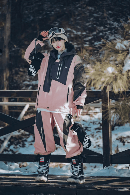WELEM 3L QF Snow Pants Pink